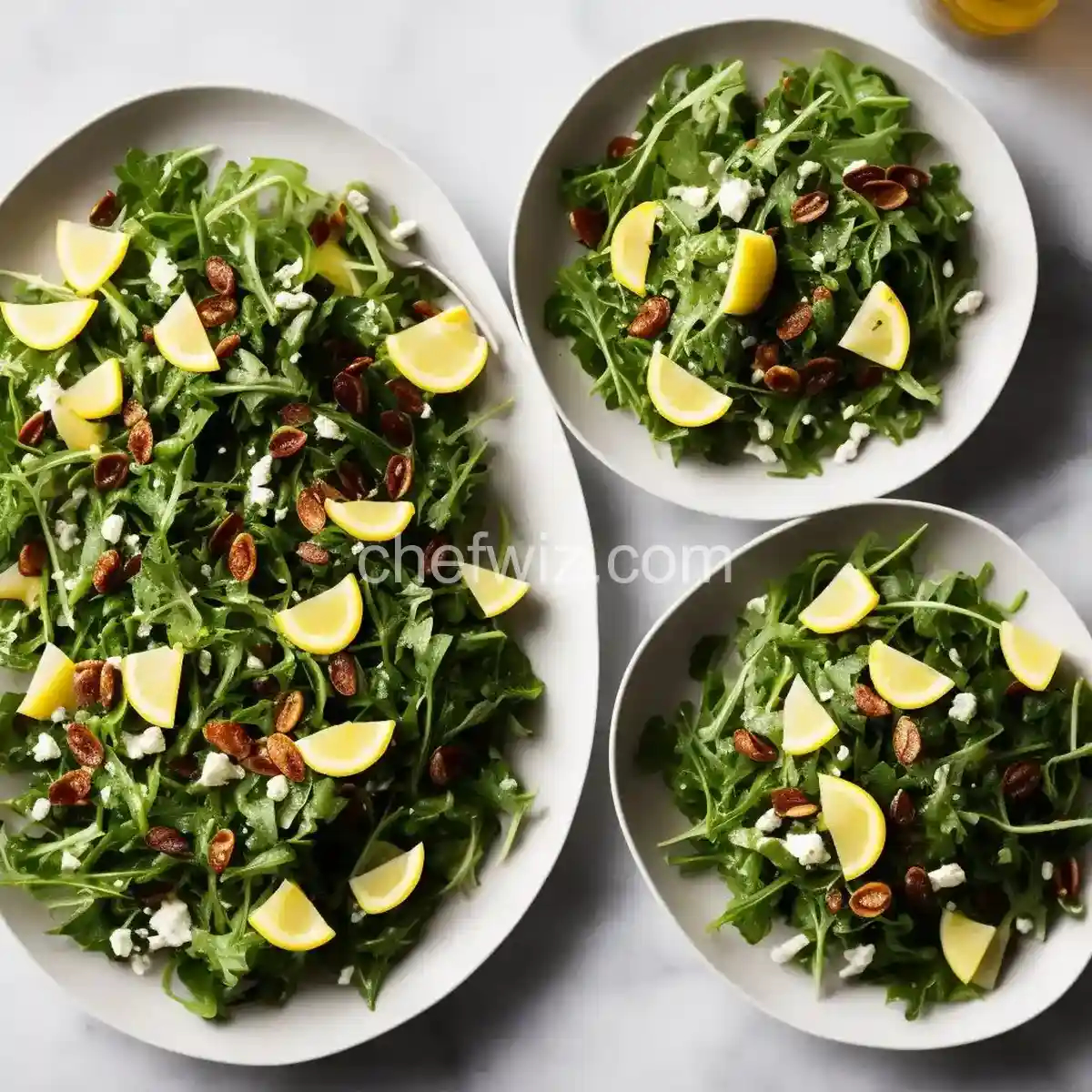 Arugula Salad with Lemon Vinaigrette For the Love of Food!